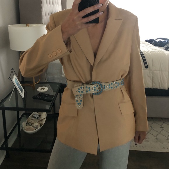 Vintage Accessories - Vintage beaded western belt
